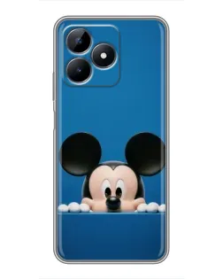 Чехол для Realme C51 с картинкой «Микки выглядывает» Чехол для Realme C51 с картинкой «Микки выглядывает»