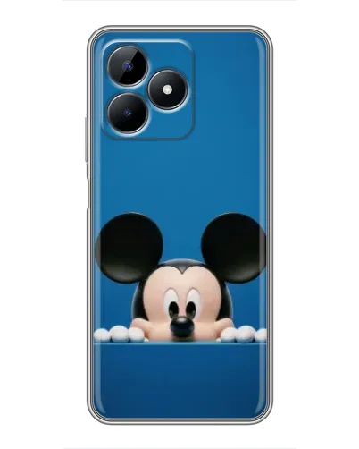 Чехол для Realme C51 с картинкой «Микки выглядывает»