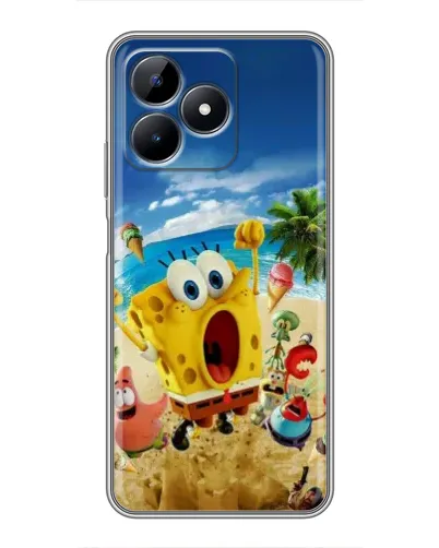 Чехол для Realme C51 с картинкой «Развлечения на пляже» Чехол для Realme C51 с картинкой «Развлечения на пляже»