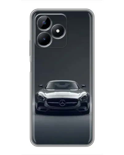 Чехол для Realme C51 с картинкой «Mercedes на черном» Чехол для Realme C51 с картинкой «Mercedes на черном»
