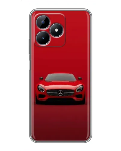 Чехол для Realme C51 с картинкой «Красный Mercedes AMG» Чехол для Realme C51 с картинкой «Красный Mercedes AMG»
