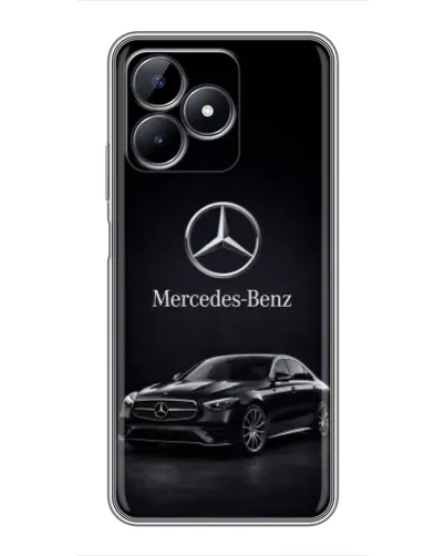 Чехол для Realme C51 с картинкой «Mercedes — решетка радиатора» Чехол для Realme C51 с картинкой «Mercedes — решетка радиатора»
