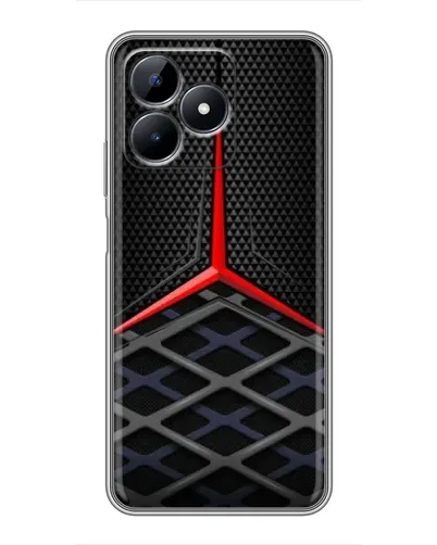 Чехол для Realme C51 с картинкой «Mercedes Carbon Grid» Чехол для Realme C51 с картинкой «Mercedes Carbon Grid»