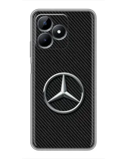 Чехол для Realme C51 с картинкой «Карбоновый Mercedes стиль» Чехол для Realme C51 с картинкой «Карбоновый Mercedes стиль»