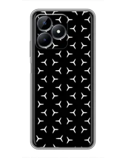Чехол для Realme C51 с картинкой «Mercedes паттерн звезд» Чехол для Realme C51 с картинкой «Mercedes паттерн звезд»