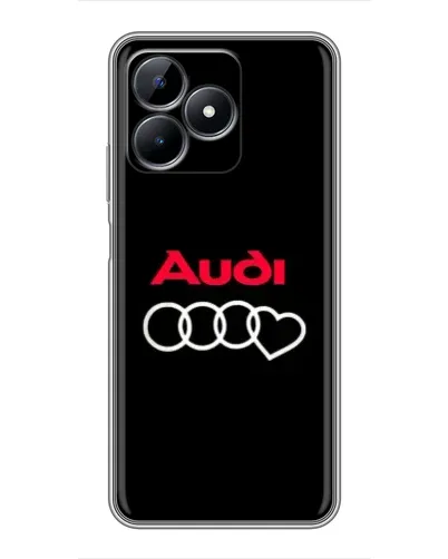 Чехол для Realme C51 с картинкой «Логотип Audi Heart» Чехол для Realme C51 с картинкой «Логотип Audi Heart»