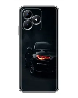Чехол для Realme C51 с картинкой «Audi — хищный взгляд»