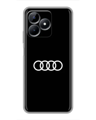 Чехол для Realme C51 с картинкой «Audi White Logo» Чехол для Realme C51 с картинкой «Audi White Logo»