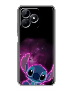 Чехол для Realme C51 с картинкой «Неоновый Stitch» Чехол для Realme C51 с картинкой «Неоновый Stitch»