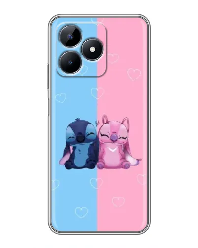 Чохол для Realme C51 з картинкою «Stitch та Angel Love» Чохол для Realme C51 з картинкою «Stitch та Angel Love»
