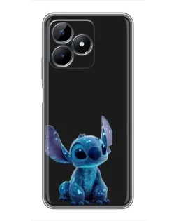 Чехол для Realme C51 с картинкой «Стич на черном» Чехол для Realme C51 с картинкой «Стич на черном»