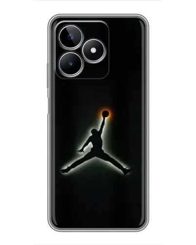 Чехол для Realme C53 с картинкой «Jordan Gradient Logo»