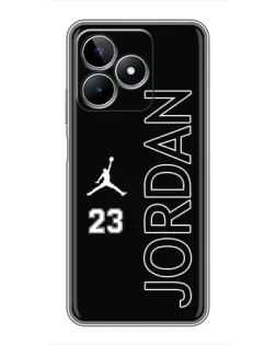 Чехол для Realme C53 с картинкой «Jordan Vertical»