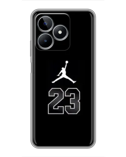 Чехол для Realme C53 с картинкой «Jordan Flight 23»