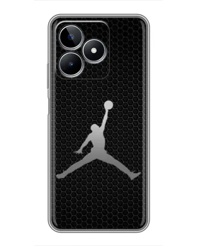 Чехол для Realme C53 с картинкой «Jordan Dark Carbon»