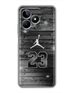 Чехол для Realme C53 с картинкой «Jordan Carbon 23»