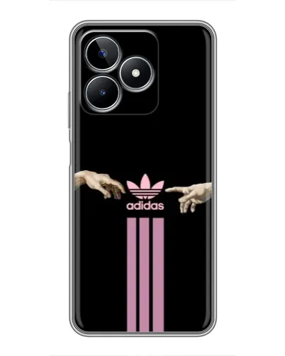 Чехол для Realme C53 с картинкой «Adidas Hands»
