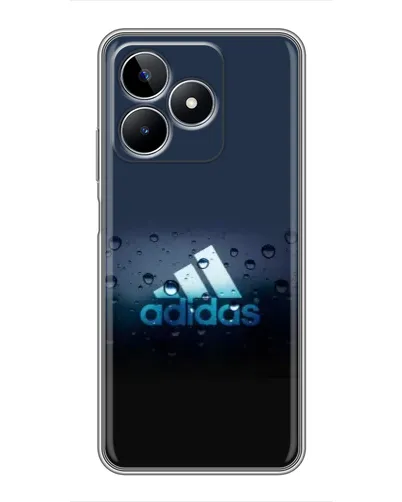Чехол для Realme C53 с картинкой «Adidas Water Drops»