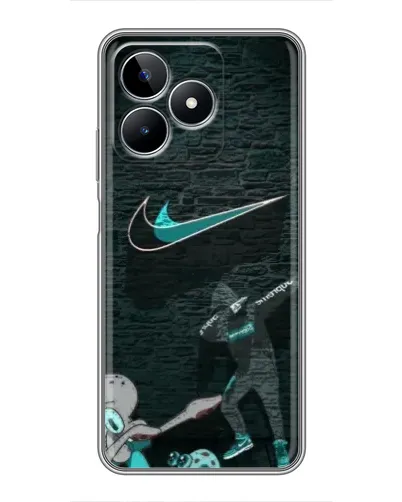 Чехол для Realme C53 с картинкой «Спортивный арт Nike» Чехол для Realme C53 с картинкой «Спортивный арт Nike»