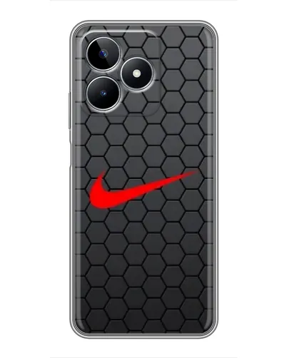Чехол для Realme C53 с картинкой «Nike — карбоновая сетка» Чехол для Realme C53 с картинкой «Nike — карбоновая сетка»