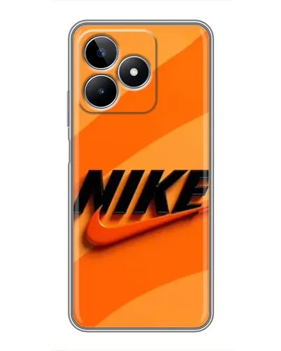 Чехол для Realme C53 с картинкой «Оранжевый драйв Nike» Чехол для Realme C53 с картинкой «Оранжевый драйв Nike»