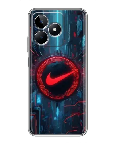 Чехол для Realme C53 с картинкой «Техногенный стиль Nike» Чехол для Realme C53 с картинкой «Техногенный стиль Nike»