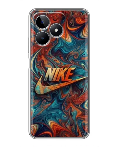 Чехол для Realme C53 с картинкой «Nike в абстракции» Чехол для Realme C53 с картинкой «Nike в абстракции»