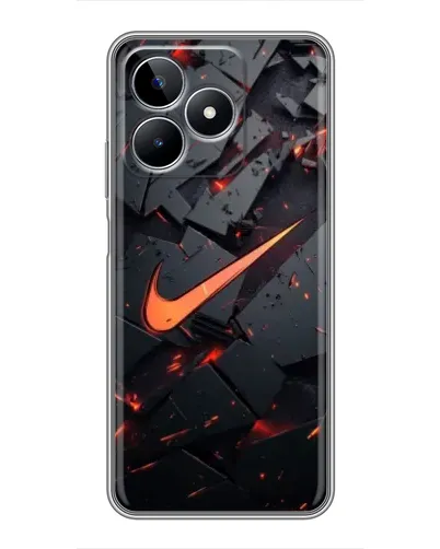 Чехол для Realme C53 с картинкой «Nike — эффект разломов» Чехол для Realme C53 с картинкой «Nike — эффект разломов»