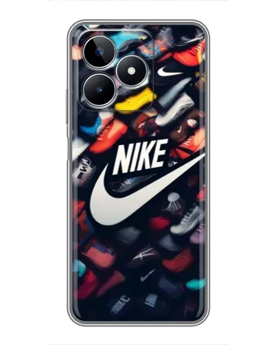 Чехол для Realme C53 с картинкой «Коллекция кроссовок Nike» Чехол для Realme C53 с картинкой «Коллекция кроссовок Nike»