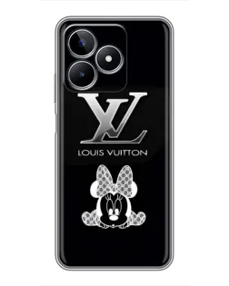 Чехол для Realme C53 с картинкой «LV и Минни Маус»