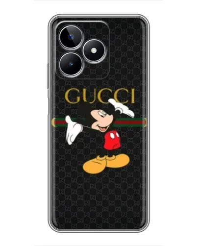 Чехол для Realme C53 с картинкой «Микки Маус Gucci»