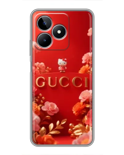 Чехол для Realme C53 с картинкой «Gucci — золотой сад»
