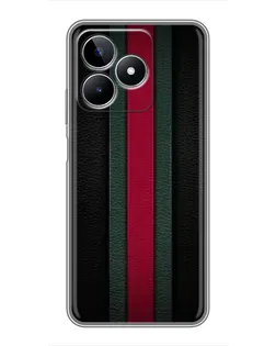 Чехол для Realme C53 с картинкой «Gucci — неоновая линия»