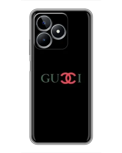 Чехол для Realme C53 с картинкой «Gucci — красный градиент»