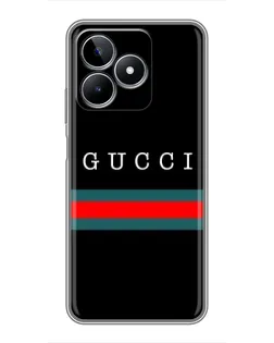 Чехол для Realme C53 с картинкой «Gucci — красный пояс»