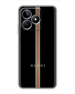 Чехол для Realme C53 с картинкой «Gucci — строгая линия»
