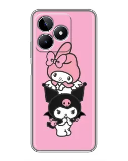Чохол для Realme C53 з картинкою «My Melody та Kuromi» Чохол для Realme C53 з картинкою «My Melody та Kuromi»