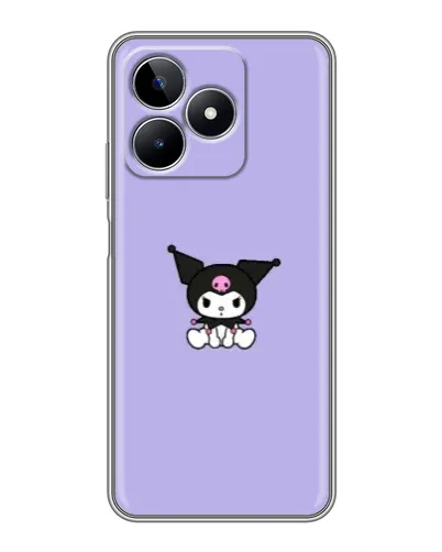 Чехол для Realme C53 с картинкой «Kuromi — фиолетовый минимализм» Чехол для Realme C53 с картинкой «Kuromi — фиолетовый минимализм»