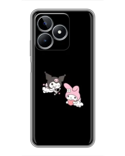 Чехол для Realme C53 с картинкой «My Melody и Kuromi» Чехол для Realme C53 с картинкой «My Melody и Kuromi»