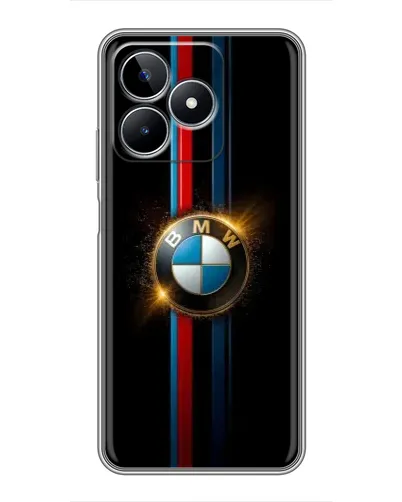 Чехол для Realme C53 с картинкой «BMW M-Power неон»
