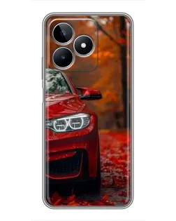 Чехол для Realme C53 с картинкой «Осенняя BMW M4»