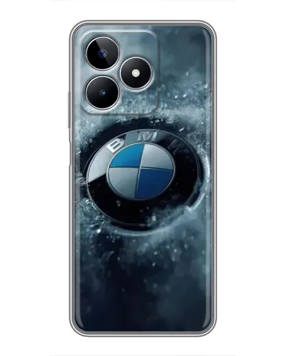 Чехол для Realme C53 с картинкой «Логотип BMW — лед» Чехол для Realme C53 с картинкой «Логотип BMW — лед»