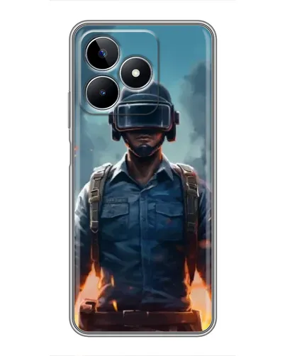 Чохол для Realme C53 з картинкою «PUBG — реалістичний герой»
