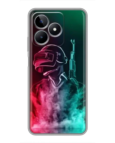 Чохол для Realme C53 з картинкою «PUBG — вогняний воїн»