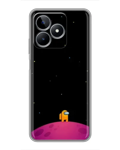 Чехол для Realme C53 с картинкой «Одинокий герой на планете» Чехол для Realme C53 с картинкой «Одинокий герой на планете»