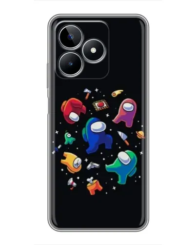 Чехол для Realme C53 с картинкой «Among Us космос» Чехол для Realme C53 с картинкой «Among Us космос»