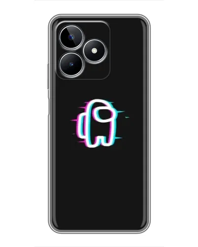 Чехол для Realme C53 с картинкой «Among Us неон» Чехол для Realme C53 с картинкой «Among Us неон»