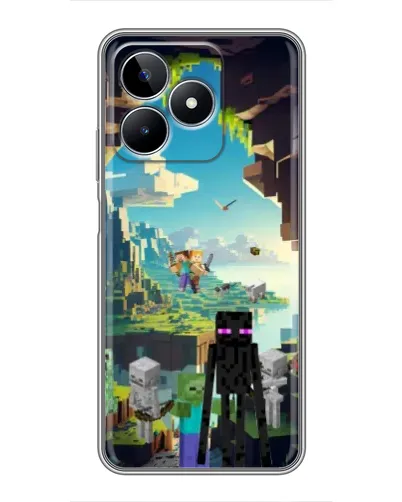 Чохол для Realme C53 з картинкою «Ендермен у лісі» Чохол для Realme C53 з картинкою «Ендермен у лісі»