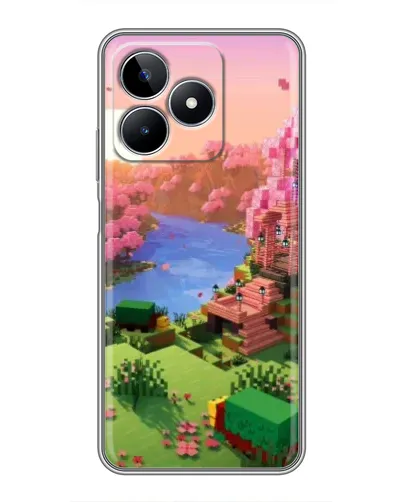 Чохол для Realme C53 з картинкою «Рожеве дерево Minecraft» Чохол для Realme C53 з картинкою «Рожеве дерево Minecraft»