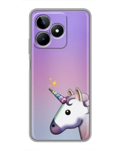 Чехол для Realme C53 с картинкой «Единорог градиент» Чехол для Realme C53 с картинкой «Единорог градиент»